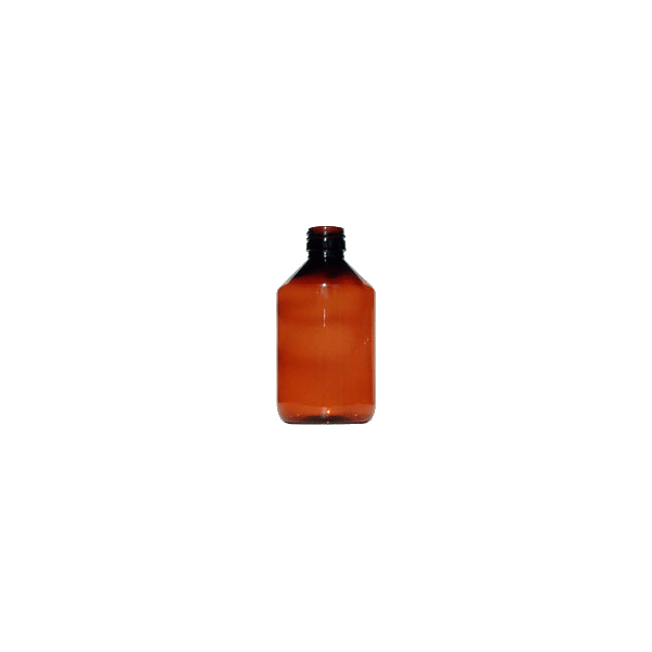 Flacon teinté vide PET 100 ml.