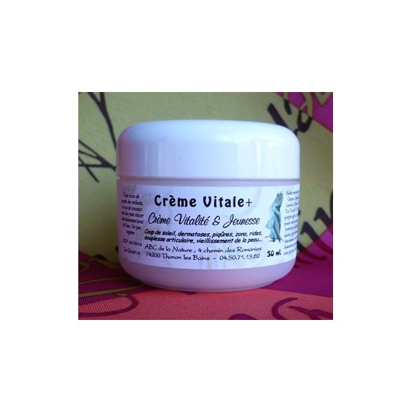 Crème Vitale pour la beauté et les soins de la peau